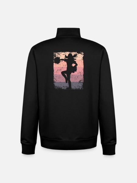 Cheerleader Cheer Mom Cheerleading - Unisex Organic Zip Sweatshirt von Stanley/Stella - Schwarz