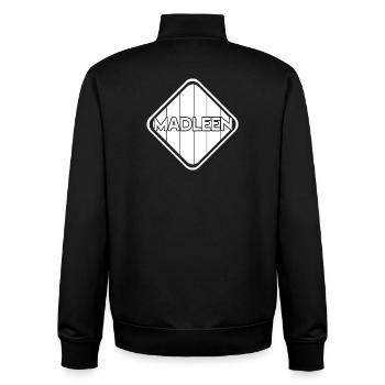 Geschenk Vor - Unisex Organic Zip Sweatshirt von Stanley/Stella - Schwarz - Hinten - AI Model Male 185 light (185cm)
