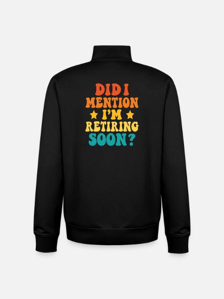 Ruhestand Bald – Witziges Statement - Unisex Organic Zip Sweatshirt von Stanley/Stella - Schwarz