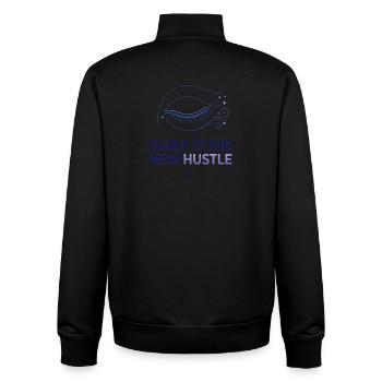 Sleep Is The New Hustle - Unisex Organic Zip Sweatshirt von Stanley/Stella - Schwarz - Hinten - AI Model Male 185 light (185cm)