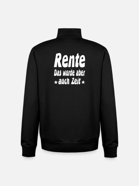 Rente - Unisex Organic Zip Sweatshirt von Stanley/Stella - Schwarz