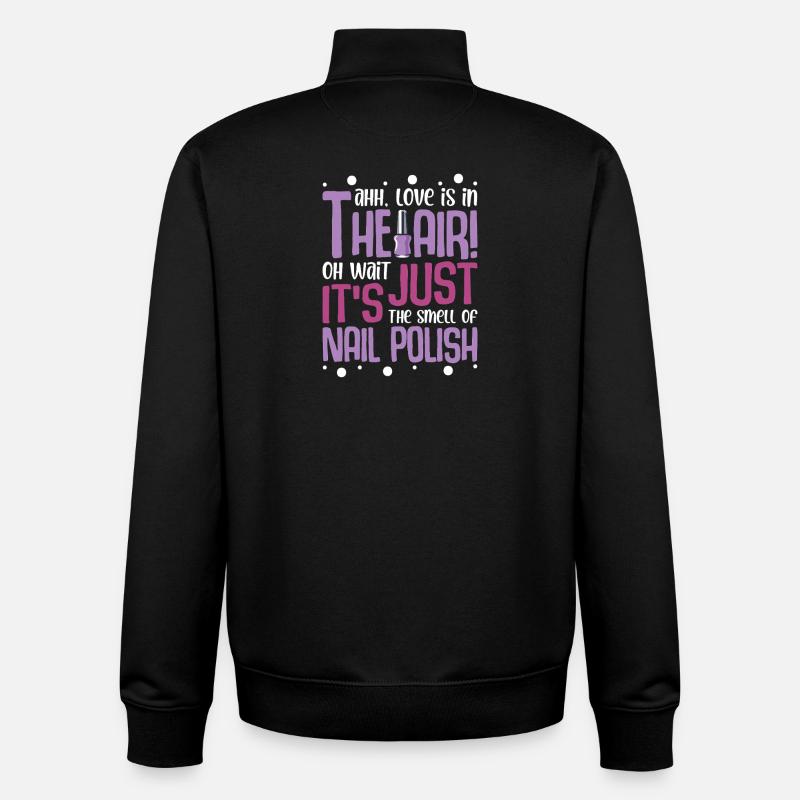 Nageldesigner Nageldesignerin Kosmetik Nagelstudio - Unisex Organic Zip Sweatshirt von Stanley/Stella - Schwarz