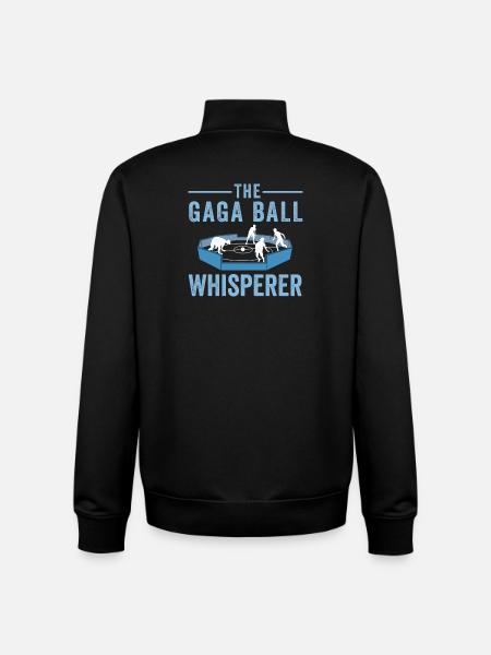 Der Gaga-Ball-Flüsterer - Unisex Organic Zip Sweatshirt von Stanley/Stella - Schwarz