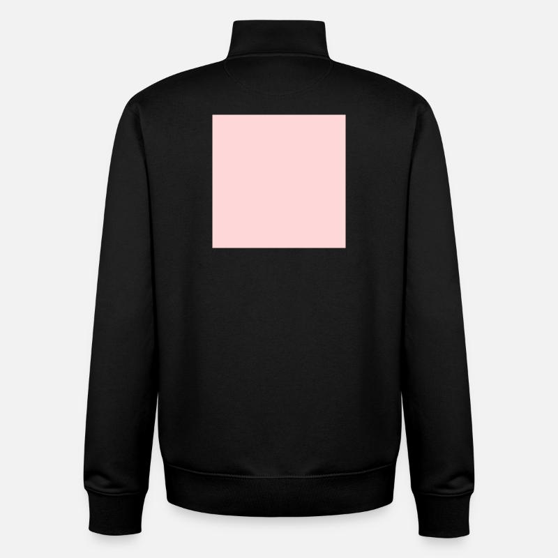 rosa Hintergrund Textur Vorlage personalisieren - Unisex Organic Zip Sweatshirt von Stanley/Stella - Schwarz