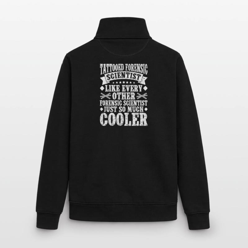 Forensic Analyst Just So Much Cooler Squad Crime Unisex Organic Zip Sweatshirt by Stanley/Stella