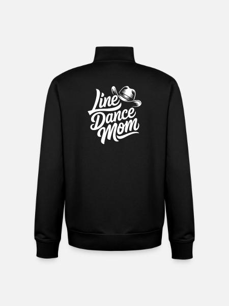 Line Dance Mom - Unisex Organic Zip Sweatshirt by Stanley/Stella - black