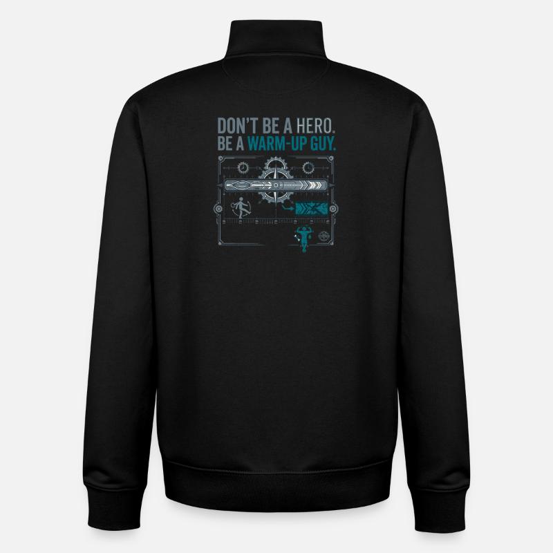 Calisthenics Warm Up - Unisex Organic Zip Sweatshirt von Stanley/Stella - Schwarz
