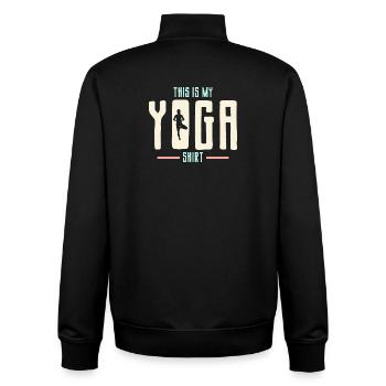 Yoga - Sweat zippé unisexe en coton bio Stanley/Stella - noir - Dos - AI Model Male 185 light (185cm)