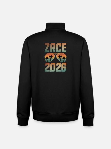Zrce Party 2026 - Unisex Organic Zip Sweatshirt by Stanley/Stella - black