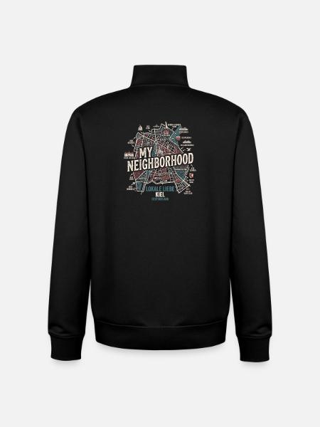 My Hood Kiel - Unisex Organic Zip Sweatshirt von Stanley/Stella - Schwarz