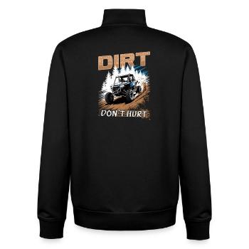 UTV Off Road 4 Wheeler Side by side - Unisex Organic Zip Sweatshirt von Stanley/Stella - Schwarz - Hinten - AI Model Male 185 light (185cm)