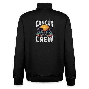 Cancun Crew - Unisex Organic Zip Sweatshirt von Stanley/Stella - Schwarz - Hinten - AI Model Male 185 light (185cm)