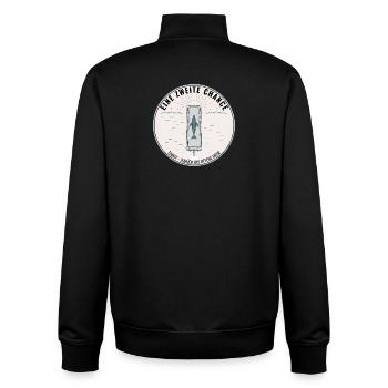 Eine zweite Chance – Timmy Wal Rettung - Unisex Organic Zip Sweatshirt von Stanley/Stella - Schwarz - Hinten - AI Model Male 185 light (185cm)