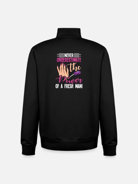 Nageldesigner Nageldesignerin Kosmetik Nagelstudio - Unisex Organic Zip Sweatshirt von Stanley/Stella - Schwarz
