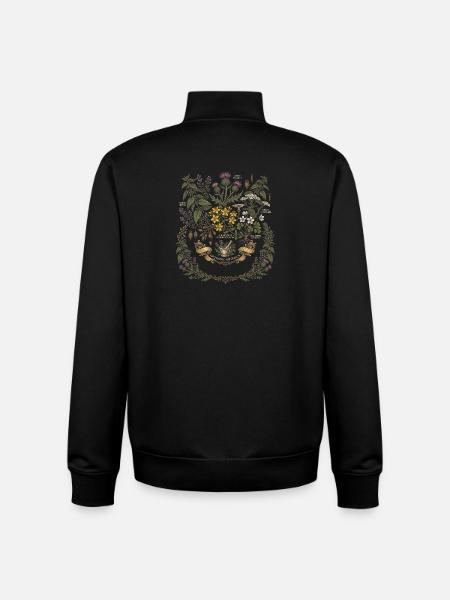 Naturheilkunde Botaniker - Unisex Organic Zip Sweatshirt von Stanley/Stella - Schwarz