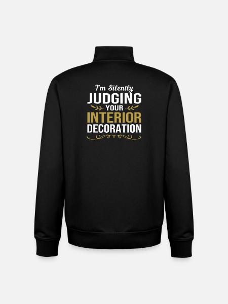 Interior Designer Architecture Architect - Unisex Organic Zip Sweatshirt by Stanley/Stella - black