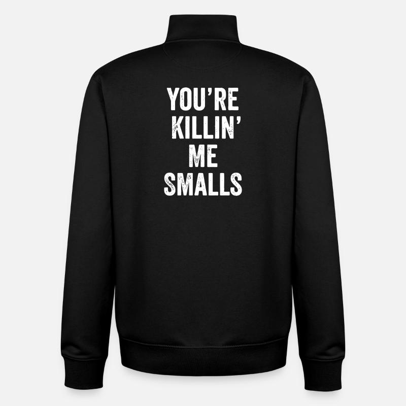 Citation Sandlot Tee - Sweat zippé unisexe en coton bio Stanley/Stella - noir