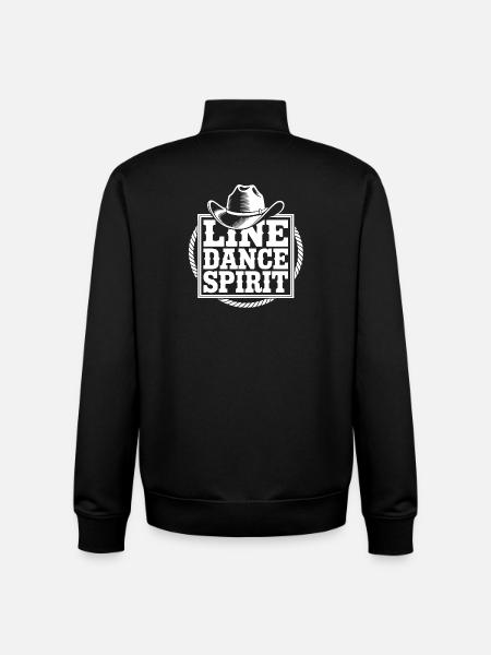 Line Dance Style - Unisex Organic Zip Sweatshirt by Stanley/Stella - black