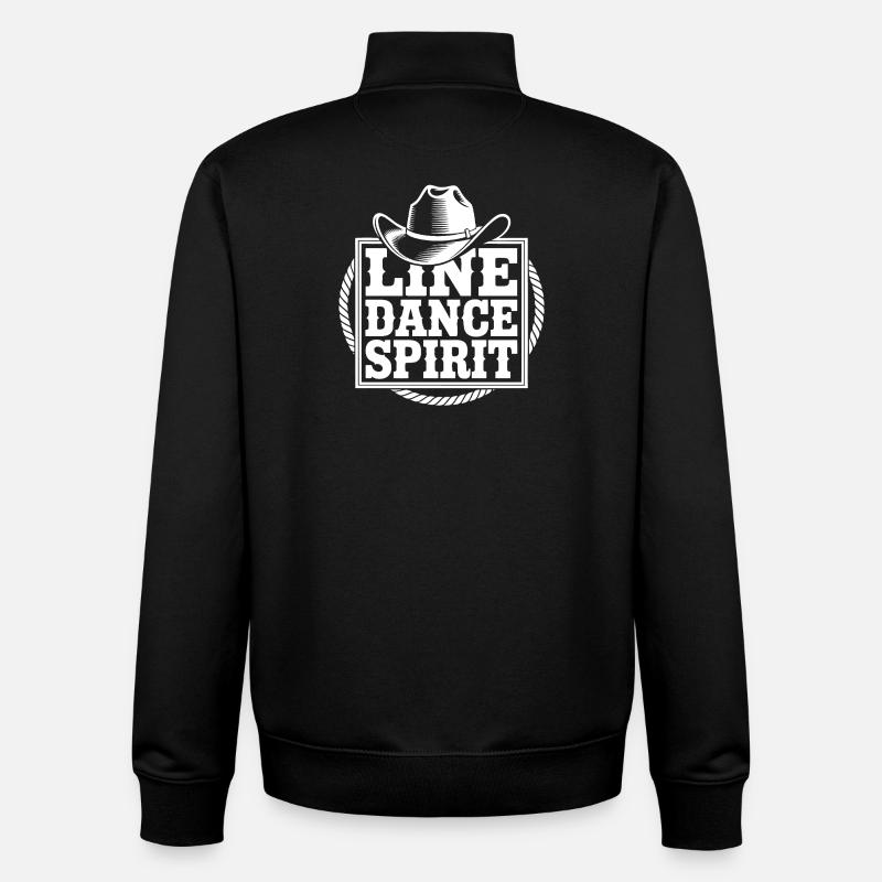 Line Dance Style - Unisex Organic Zip Sweatshirt von Stanley/Stella - Schwarz