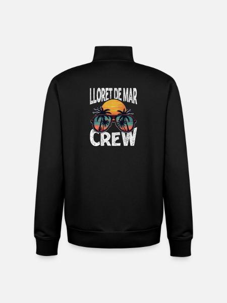 Lloret De Mar Crew - Unisex Organic Zip Sweatshirt von Stanley/Stella - Schwarz