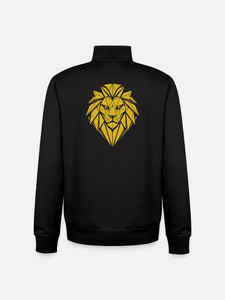 Lion Style – Strength & Pride Leo - Unisex Organic Zip Sweatshirt by Stanley/Stella - black