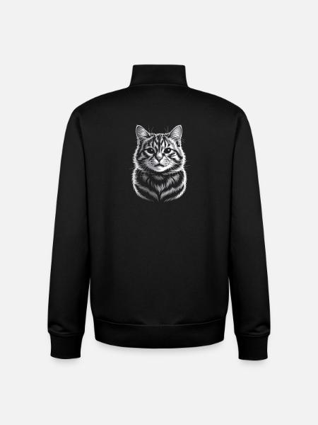 Britisch Kurzhaar BKH - Unisex Organic Zip Sweatshirt von Stanley/Stella - Schwarz