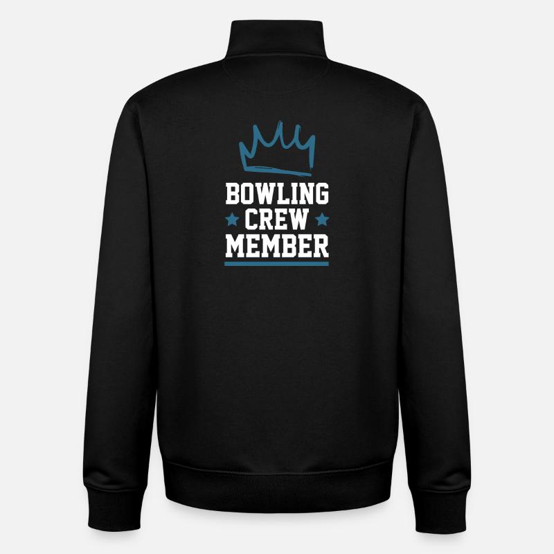 Bowling Crew - Unisex Organic Zip Sweatshirt von Stanley/Stella - Schwarz