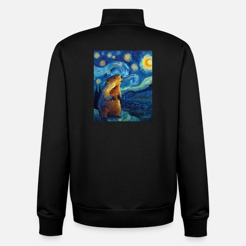 Marmot - Unisex Organic Zip Sweatshirt by Stanley/Stella - black