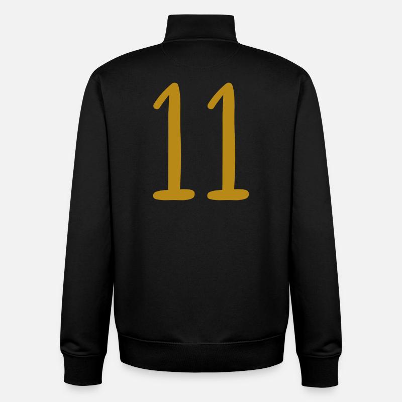 11 - Unisex Organic Zip Sweatshirt von Stanley/Stella - Schwarz