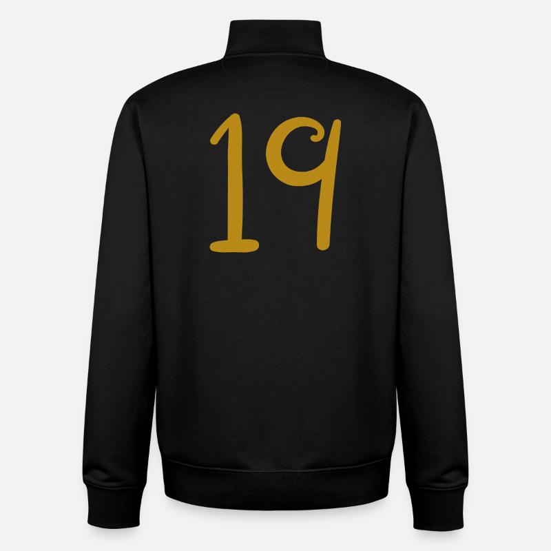 19 - Sweat zippé unisexe en coton bio Stanley/Stella - noir