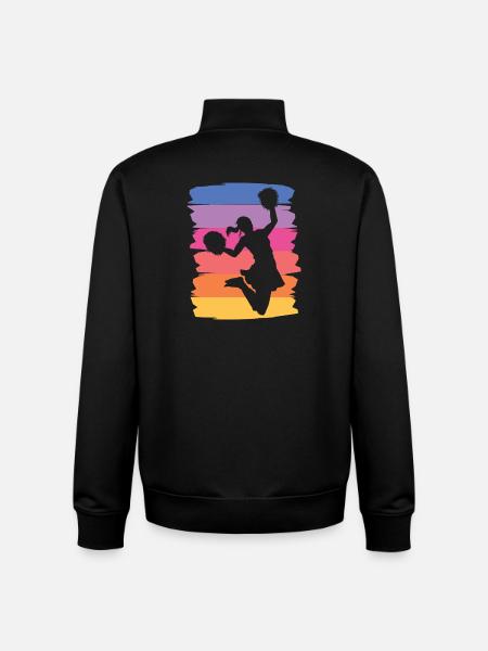 Cheerleader Cheer Mom Cheerleading - Unisex Organic Zip Sweatshirt von Stanley/Stella - Schwarz