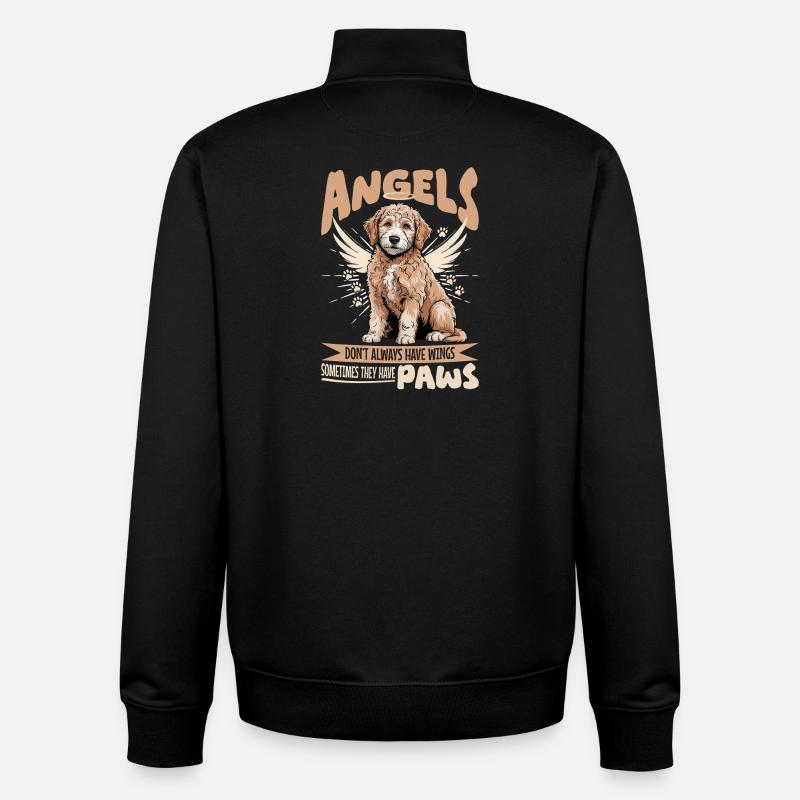 Goldendoodle Dog Breed - Unisex Organic Zip Sweatshirt von Stanley/Stella - Schwarz