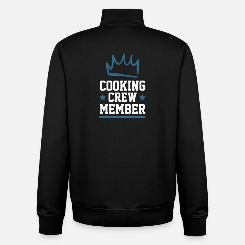 Équipe de cuisine - Sweat zippé unisexe en coton bio Stanley/Stella - noir