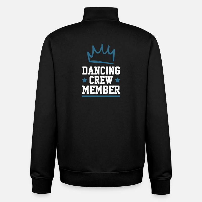 Dancing Crew - Unisex Organic Zip Sweatshirt von Stanley/Stella - Schwarz