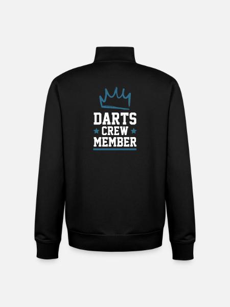 Darts Crew - Unisex Organic Zip Sweatshirt by Stanley/Stella - black