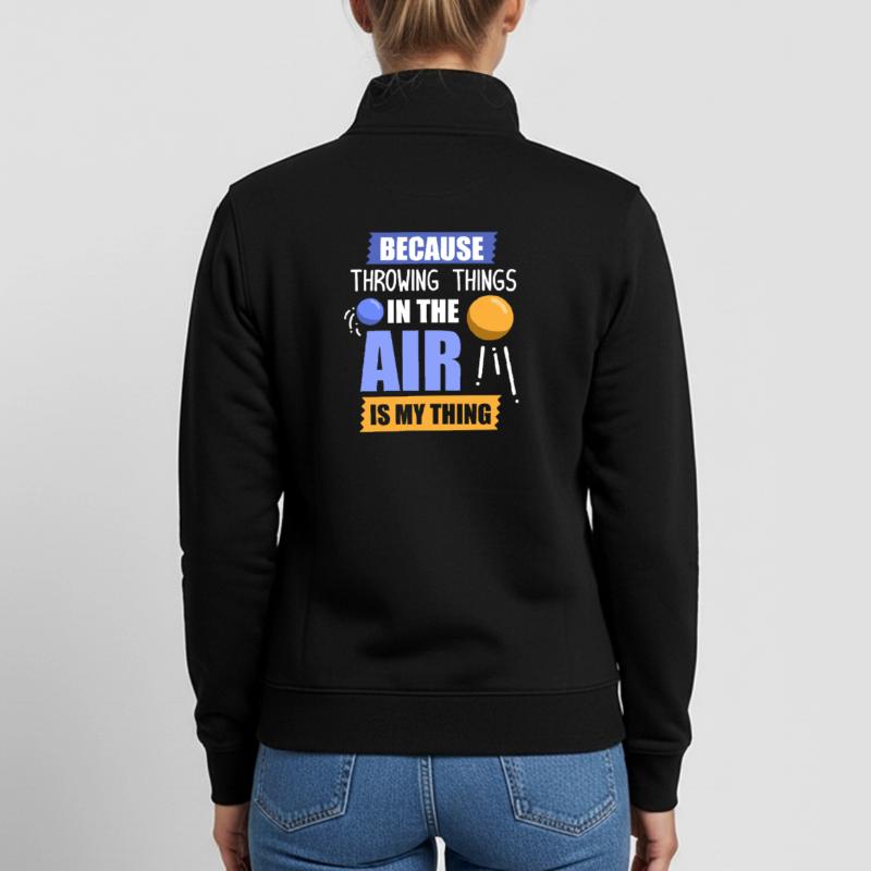 Diskuswurf Diskuswerfen Diskus diskuswerfer Unisex Organic Zip Sweatshirt von Stanley/Stella