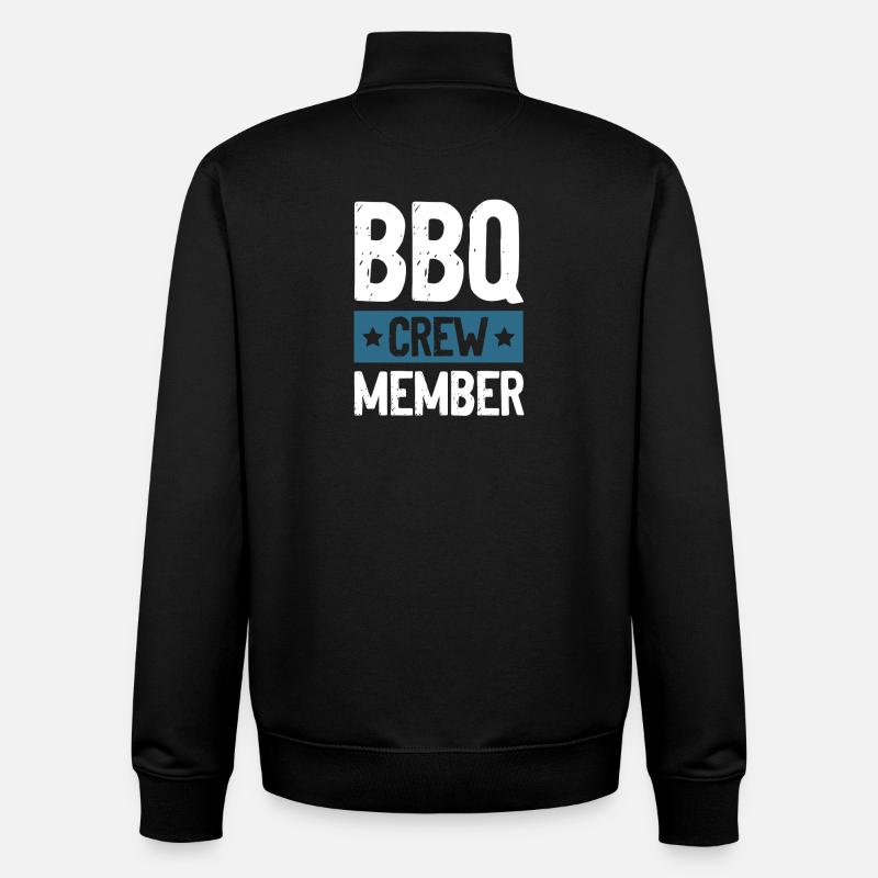 Équipe de barbecue - Sweat zippé unisexe en coton bio Stanley/Stella - noir