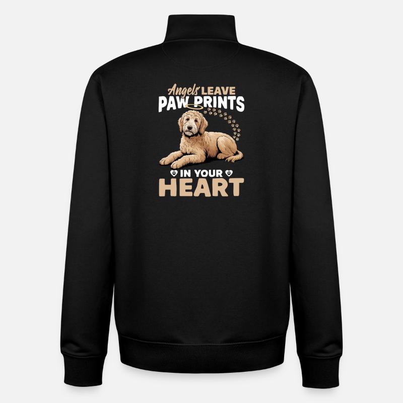 Goldendoodle Dog Breed - Unisex Organic Zip Sweatshirt by Stanley/Stella - black