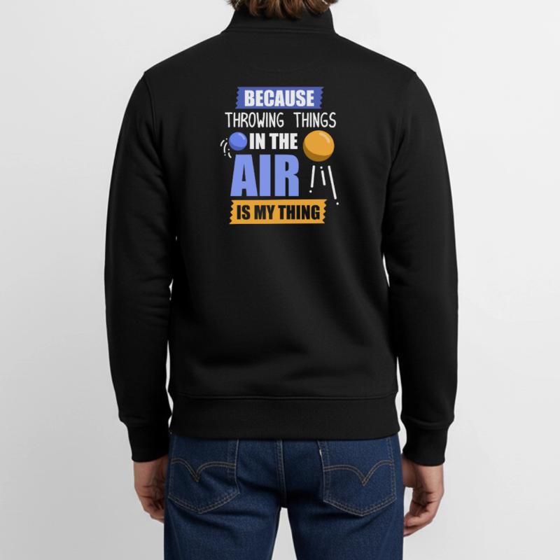 Diskuswurf Diskuswerfen Diskus diskuswerfer Unisex Organic Zip Sweatshirt von Stanley/Stella