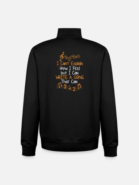 Singer Music Teacher Music Singer Choir - Unisex Organic Zip Sweatshirt by Stanley/Stella - black