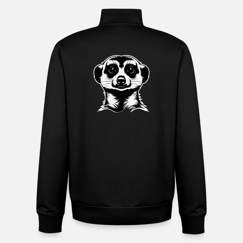 Suricate - Suricate - Sweat zippé unisexe en coton bio Stanley/Stella - noir