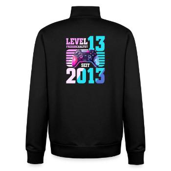 13. Geburtstag Gaming Gamer - Unisex Organic Zip Sweatshirt von Stanley/Stella - Schwarz - Hinten - AI Model Male 185 light (185cm)