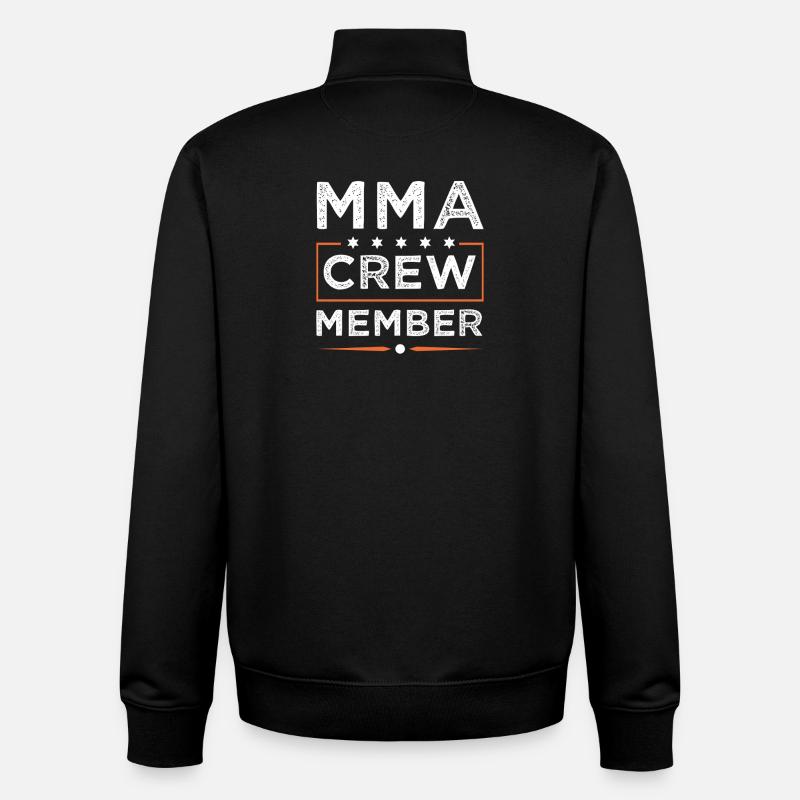 Équipe Mma - Sweat zippé unisexe en coton bio Stanley/Stella - noir