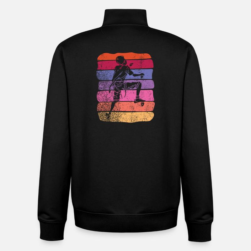 Boulderer Boulder Bouldering - Unisex Organic Zip Sweatshirt by Stanley/Stella - black