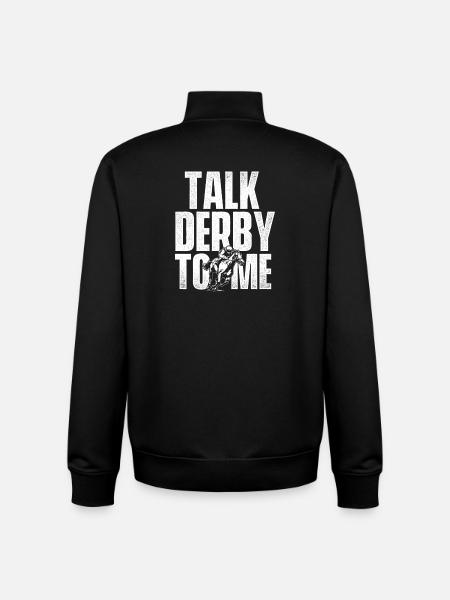 Vollblut-Pferderenn-Derby-Rennbahn - Unisex Organic Zip Sweatshirt von Stanley/Stella - Schwarz
