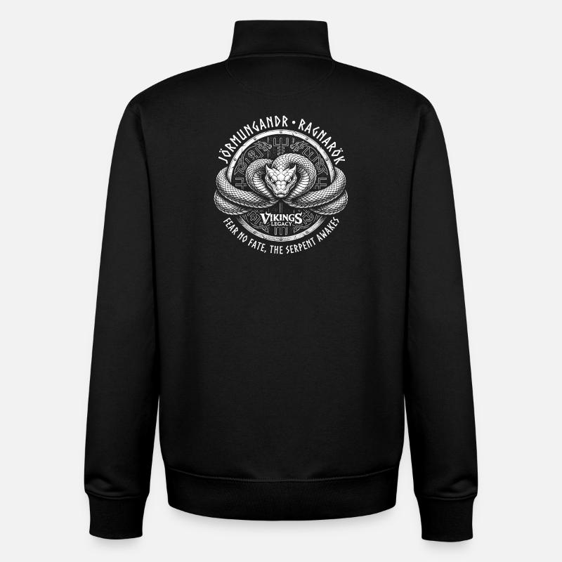 Le Sergent se réveille - Sweat zippé unisexe en coton bio Stanley/Stella - noir