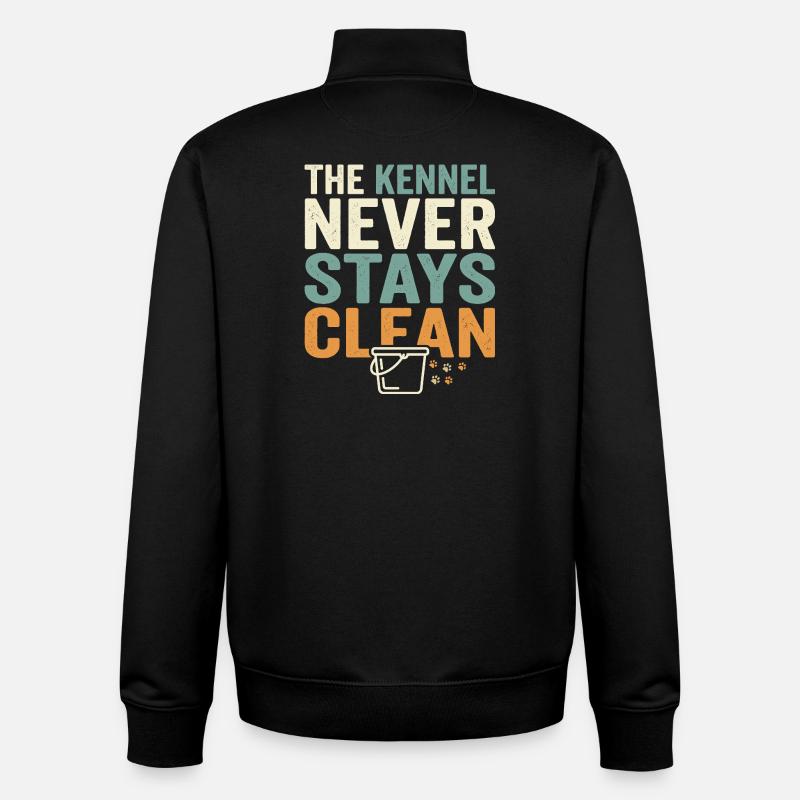 Zwingertechniker, Zwingerassistent, Tierpflege - Unisex Organic Zip Sweatshirt von Stanley/Stella - Schwarz