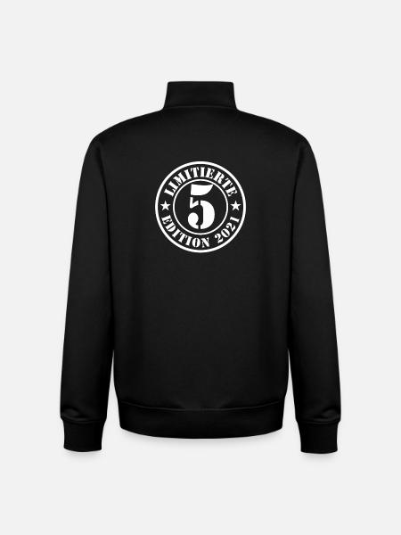 5th Birthday Young Girls - Unisex Organic Zip Sweatshirt by Stanley/Stella - black