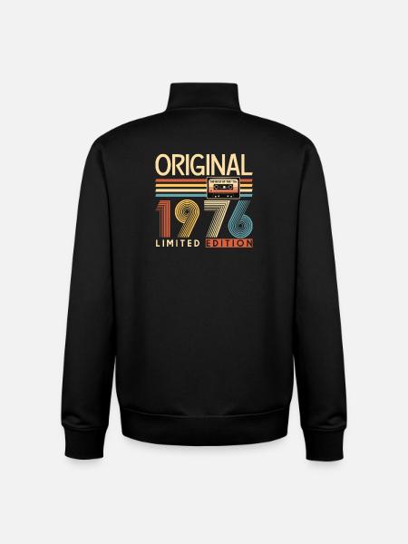 50 years, 50th anniversary - Unisex Organic Zip Sweatshirt by Stanley/Stella - black