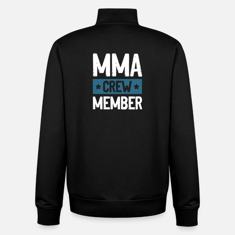 Mma Crew - Unisex Organic Zip Sweatshirt by Stanley/Stella - black